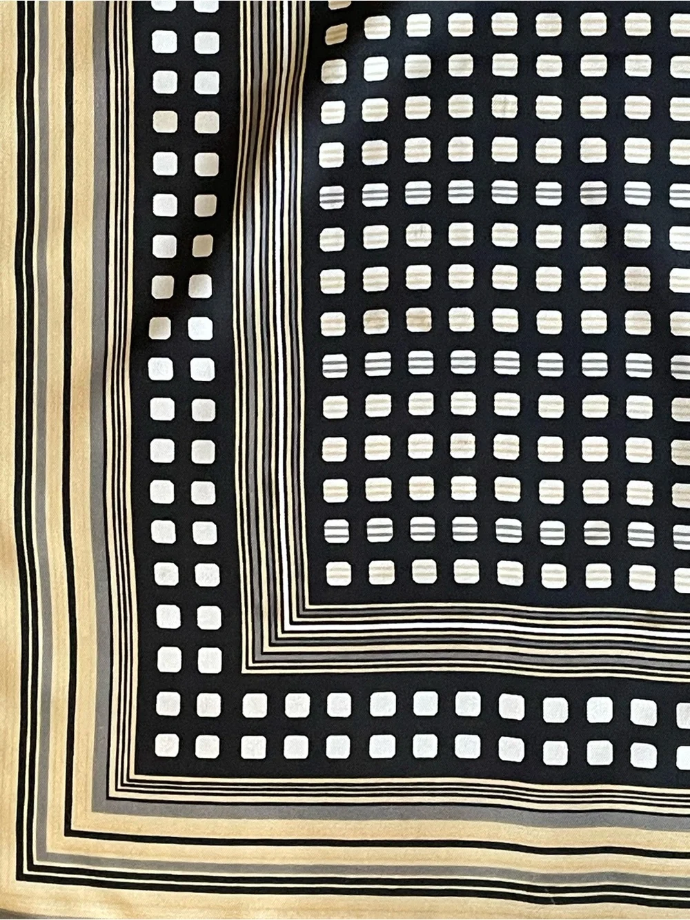 Vintage 70s Scarf Large 29 In Sq for Macys Excellent Condition